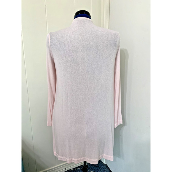 J Jill WEAREVER COLLECTION Pink Open FRONT CARDIGAN SIZE MEDIUM Beachy Resort - Picture 3 of 9